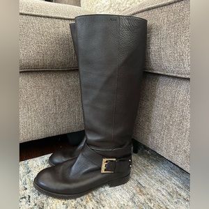CHLOÉ Leather Riding Boots Size: 9.5